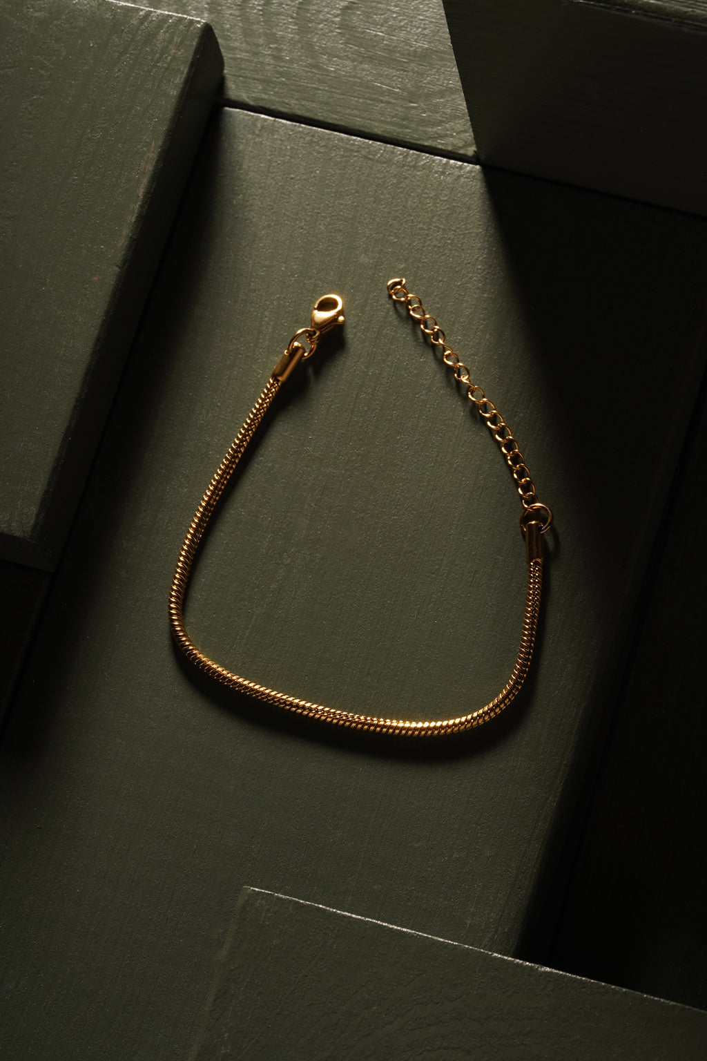 Golden Snake Chain Bracelet