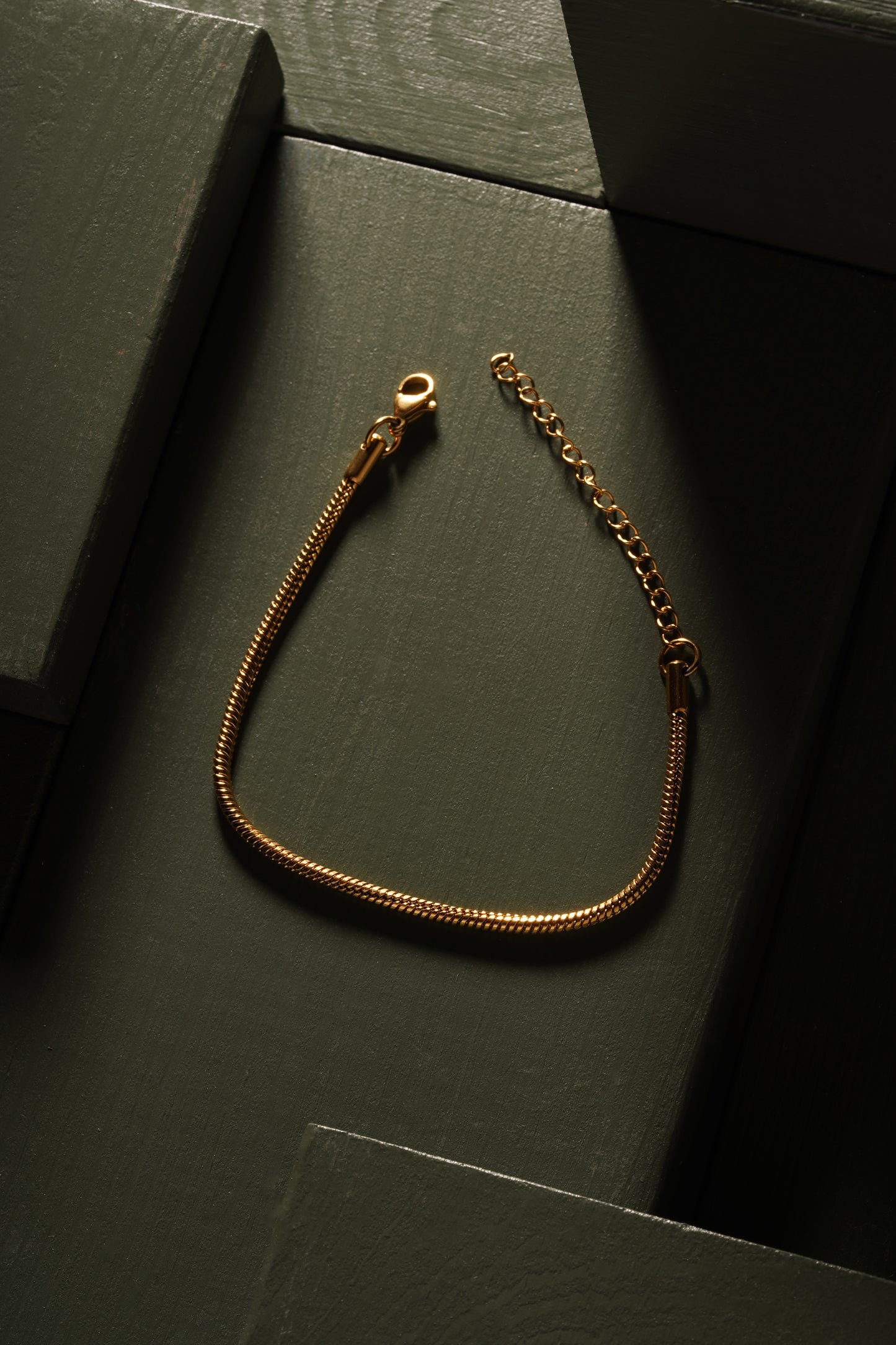 Golden Snake Chain Bracelet