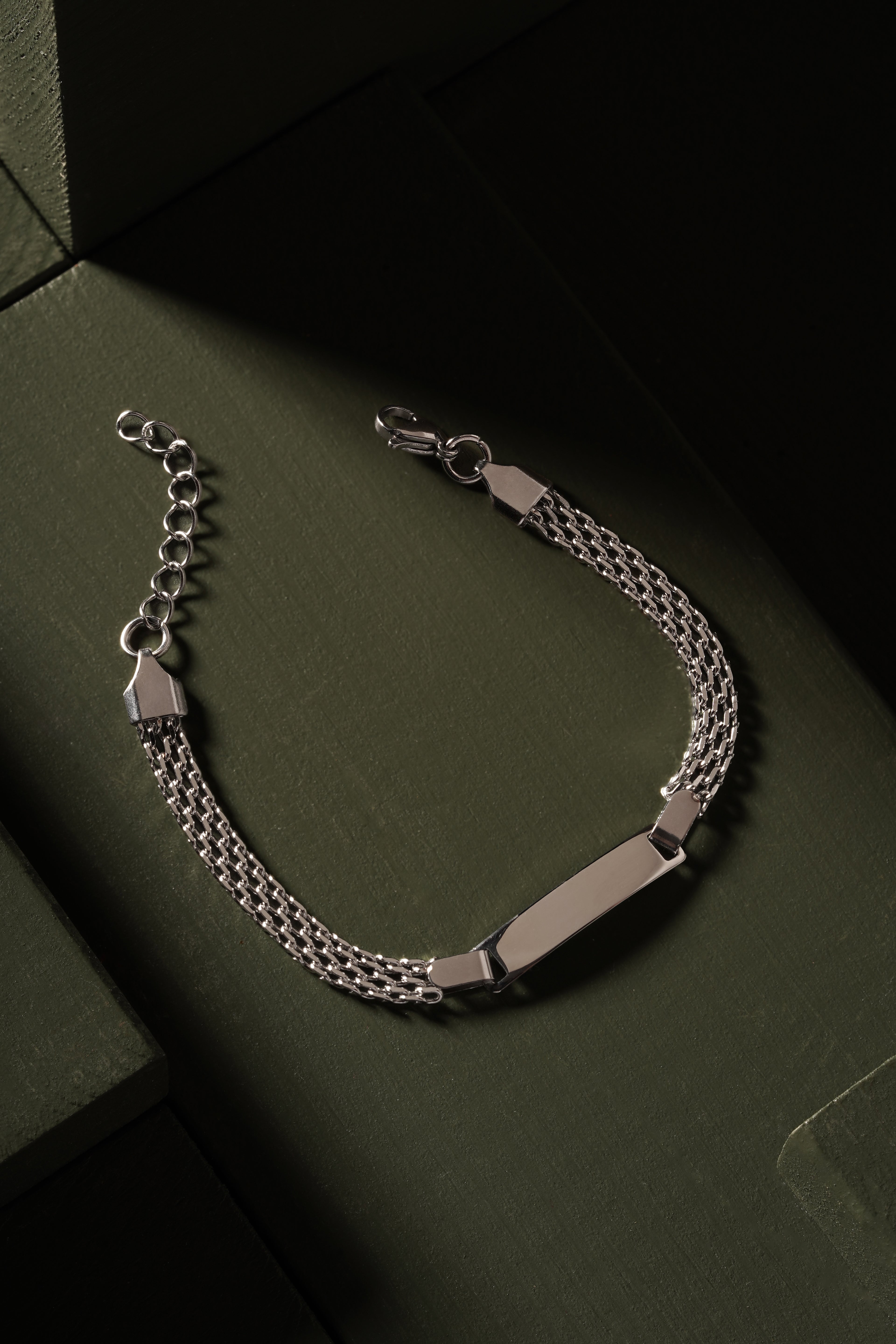 Silver Mesh ID Bracelet
