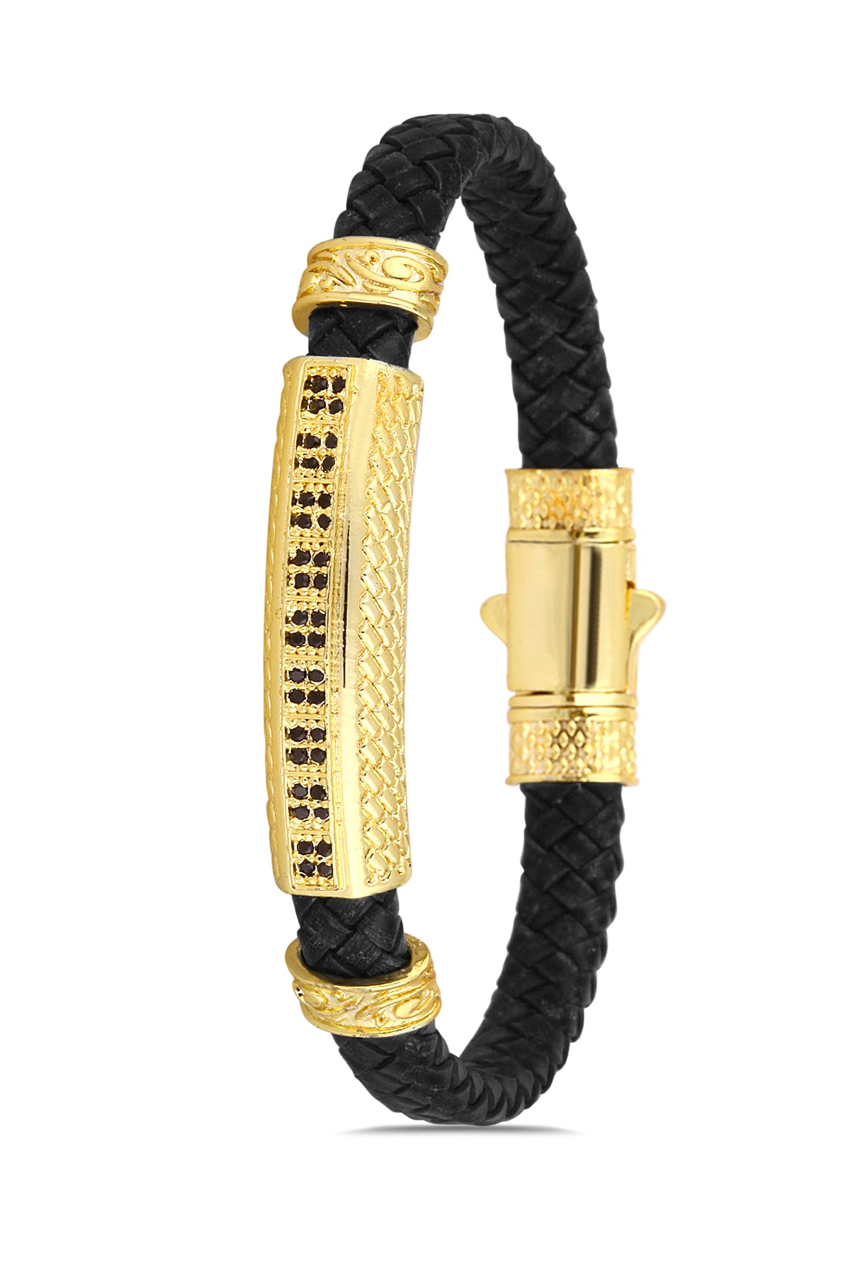 Obsidian Braid Bileklik