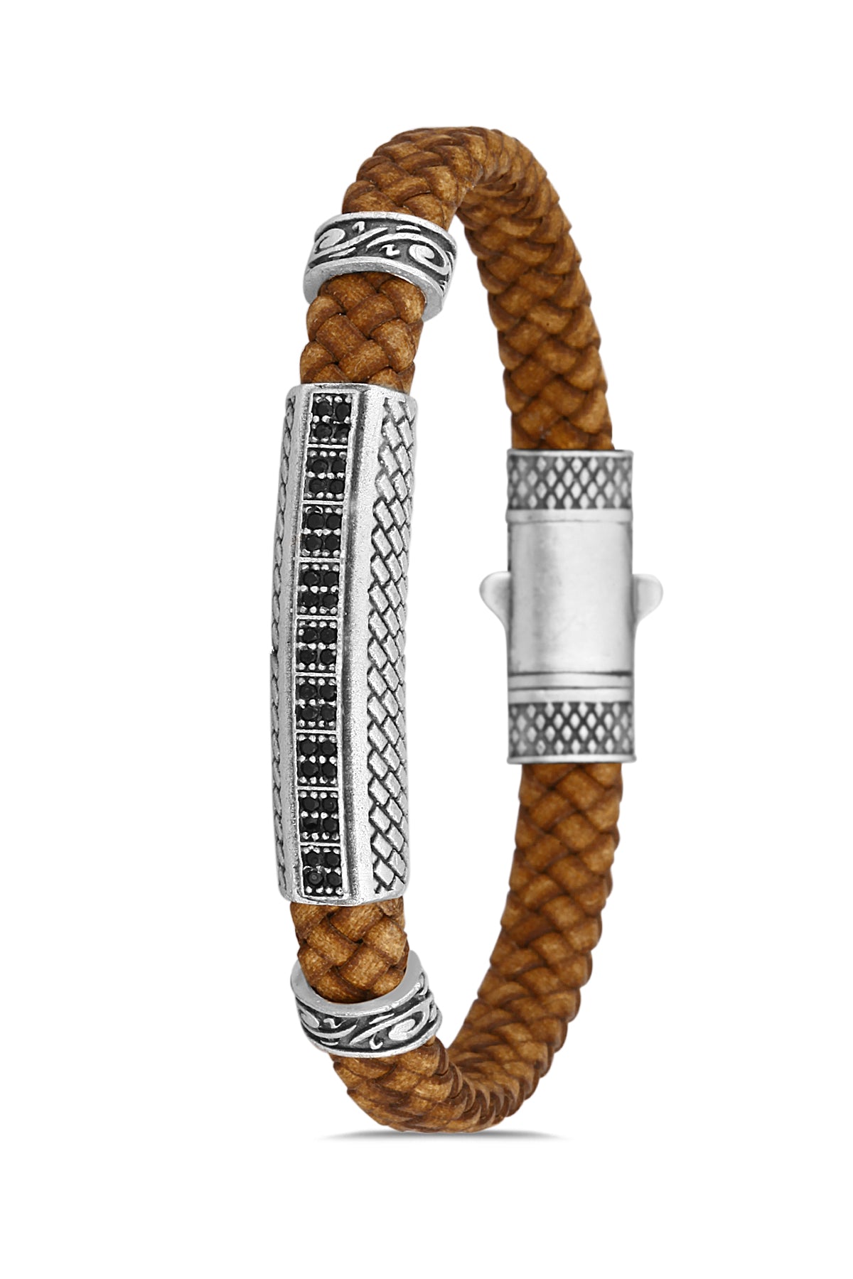 Obsidian Braid Bileklik