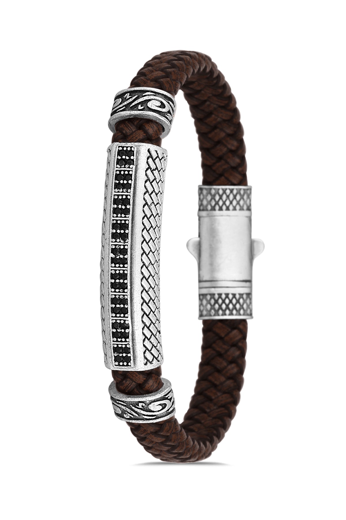 Obsidian Braid Bileklik