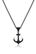 Black Anchor Kolye