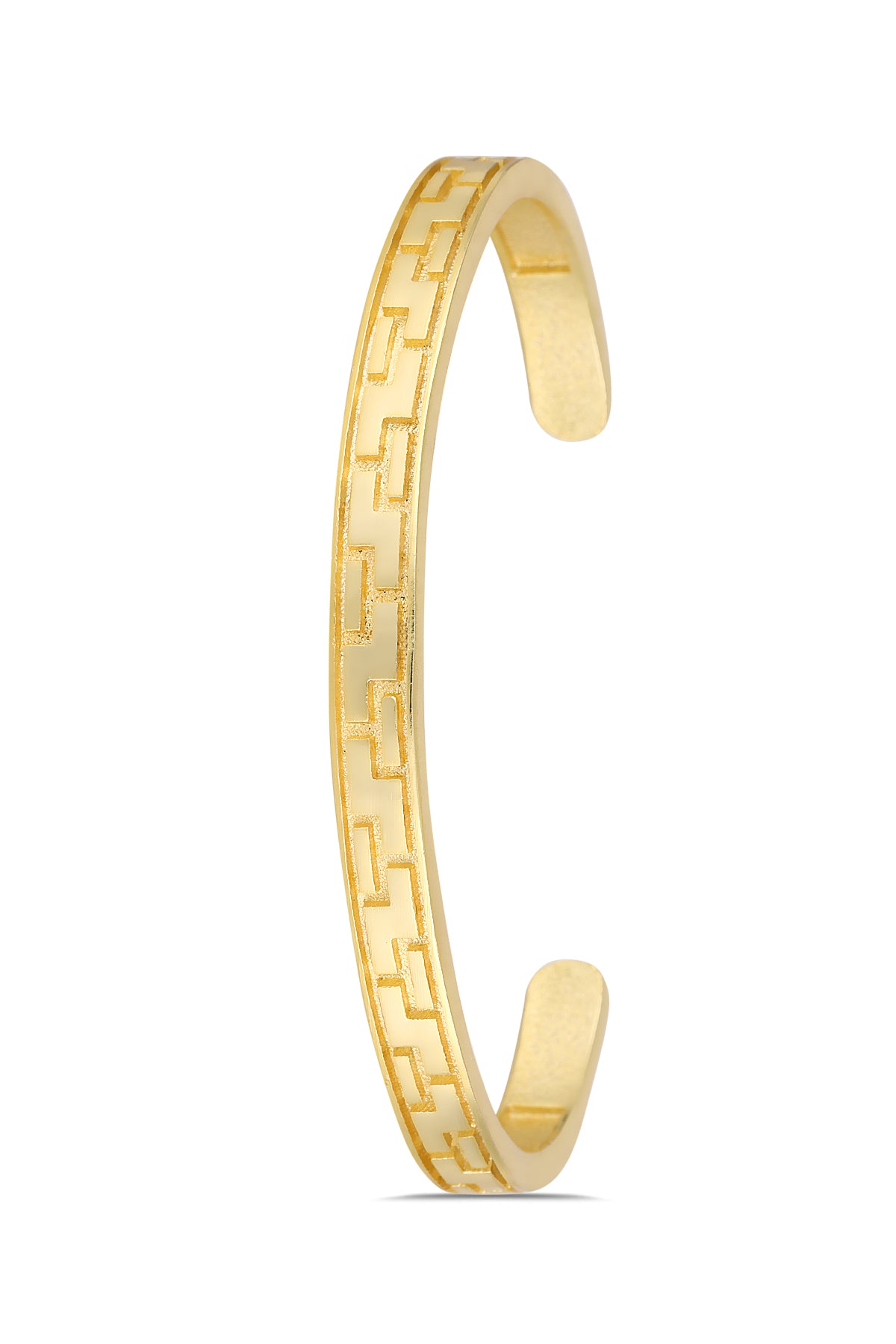Geometric Link Gold Bracelet